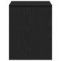 Preview: Dressing Stool Schwarze Eiche 70x35x45 cm MDF