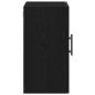 Preview: Wandschrank Schwarz Eiche 60x31x60 cm Holzwerkstoff