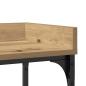 Preview: Konsolentisch Artisan Eiche 100x30x80 cm Holzwerkstoff & Stahl