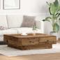 Preview: Couchtisch Altes Holz Recyceltes Holz 90 x 90 x 28 cm
