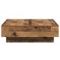 Preview: Couchtisch Altes Holz Recyceltes Holz 90 x 90 x 28 cm