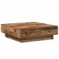 Preview: Couchtisch Altes Holz Recyceltes Holz 90 x 90 x 28 cm