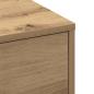 Preview: Couchtisch Eiche Furnier, MDF 90 x 90 x 28 cm Aufbewahrung