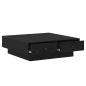 Preview: Couchtisch Schwarz Eiche Holzwerkstoff 90 x 90 x 28 cm Couchtisch