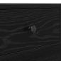 Preview: Couchtisch Schwarz Eiche Holzwerkstoff 90 x 90 x 28 cm Couchtisch