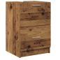 Preview: Waschbecken Schrank Altholz 40x37x59 cm Schichtstoff