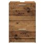 Preview: Waschbecken Schrank Altholz 40x37x59 cm Schichtstoff
