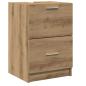 Preview: Waschbeckenschrank Eiche 40x37x59 cm Holzwerkstoff