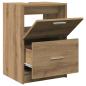 Preview: Waschbeckenschrank Eiche 40x37x59 cm Holzwerkstoff
