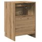 Preview: Waschbeckenschrank Eiche 40x37x59 cm Holzwerkstoff
