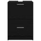 Preview: Waschbeckenunterschrank Schwarzeiche 40x37x59 cm MDF