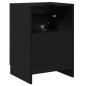 Preview: Waschbeckenunterschrank Schwarzeiche 40x37x59 cm MDF