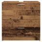 Preview: Waschbeckenunterschrank Altes Holz 59x37x59 cm Furniertes Holz