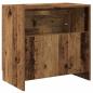 Preview: Waschbeckenunterschrank Altes Holz 59x37x59 cm Furniertes Holz