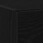 Preview: Waschbeckenunterschrank Schwarz Eiche 59x37x59 cm Ingenieurholz