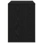 Preview: Eckkommode Schwarz Eiche 80x41x58 cm Holzwerkstoff