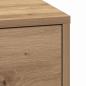 Preview: Nachttisch mit LED-Lichtern Artisan Eiche Spanplatte