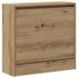 Preview: Schuhschrank Artisan Eiche 60x21x57 cm Holzwerkstoff