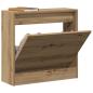 Preview: Schuhschrank Artisan Eiche 60x21x57 cm Holzwerkstoff