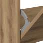 Preview: Schuhschrank Artisan Eiche 60x21x57 cm Holzwerkstoff