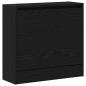 Preview: Schuhschrank Schwarz Eiche 60x21x57 cm aus Holzwerkstoff