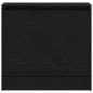 Preview: Schuhschrank Schwarz Eiche 60x21x57 cm aus Holzwerkstoff