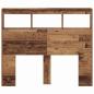Preview: Kopfteil Altholz Massivholz Altholz 120 x 17 x 102 cm