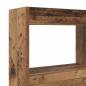 Preview: Kopfteil Altholz Massivholz Altholz 120 x 17 x 102 cm
