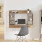Preview: ARDEBO.de - Wandmontierter Schreibtisch Artisan Oak 105x48x75 cm Brett-Schichtstoff