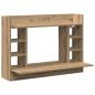 Preview: Wandmontierter Schreibtisch Artisan Oak 105x48x75 cm Brett-Schichtstoff