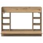 Preview: Wandmontierter Schreibtisch Artisan Oak 105x48x75 cm Brett-Schichtstoff