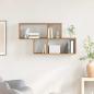 Preview: Wandregal Altholz 100x20x53 cm
