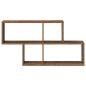 Preview: Wandregal Altholz 100x20x53 cm