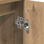Preview: Waschbecken Schrank Massivholz Eiche 63x29x55 cm Holzwerkstoff