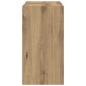 Preview: Waschbecken Schrank Massivholz Eiche 63x29x55 cm Holzwerkstoff