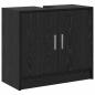 Preview: Waschschrank schwarzes Eichenholz 63x29x55 cm Holzwerkstoff