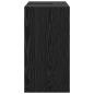 Preview: Waschschrank schwarzes Eichenholz 63x29x55 cm Holzwerkstoff