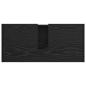 Preview: Waschschrank schwarzes Eichenholz 63x29x55 cm Holzwerkstoff
