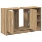 Preview: Waschbeckenschrank Artisan Eiche 90x29x55 cm Holzwerkstoff