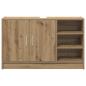 Preview: Waschbeckenschrank Artisan Eiche 90x29x55 cm Holzwerkstoff