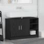 Preview: Spülenschrank Schwarz Eiche 90x29x55 cm Holzwerkstoff