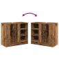 Preview: Badezimmerschrank Altholz 63 x 29 x 55 cm Holzwerkstoff