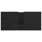 Preview: Waschbeckenunterschrank Schwarze Eiche 63x29x55 cm Holzwerkstoff