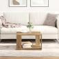 Preview: ARDEBO.de - Couchtisch Eiche Artisan 51,5x51,5x30 cm