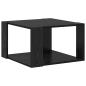 Preview: Couchtisch Schwarz Eiche 51,5x51,5x30 cm Holzwerkstoff