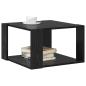 Preview: Couchtisch Schwarz Eiche 51,5x51,5x30 cm Holzwerkstoff