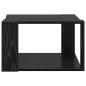 Preview: Couchtisch Schwarz Eiche 51,5x51,5x30 cm Holzwerkstoff