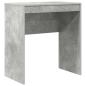 Preview: Computertisch Beton Grau Spanplatte mit Beton-Look 70 x 40 x 76 cm