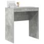 Preview: Computertisch Beton Grau Spanplatte mit Beton-Look 70 x 40 x 76 cm