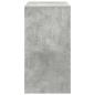 Preview: Computertisch Beton Grau Spanplatte mit Beton-Look 70 x 40 x 76 cm